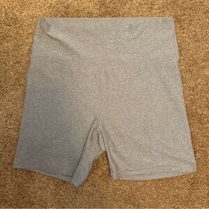 Old Navy Light Gray High-Rise Shorts